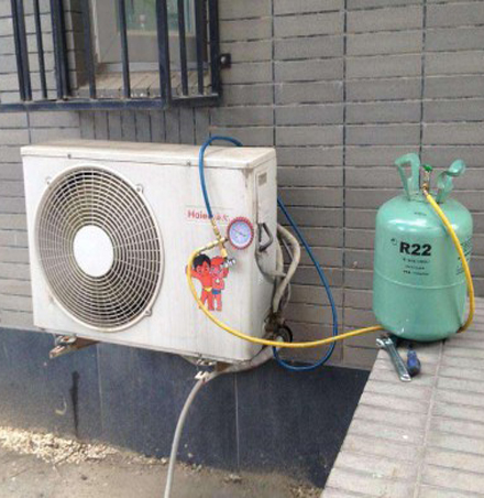 环翠空调加氟
